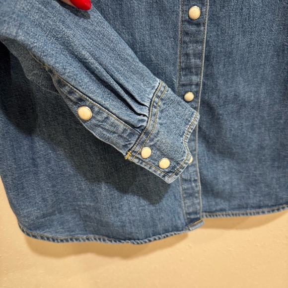 Alex Mill Denim Button-Up Shirt Bloomingdales Small - Picture 11 of 13